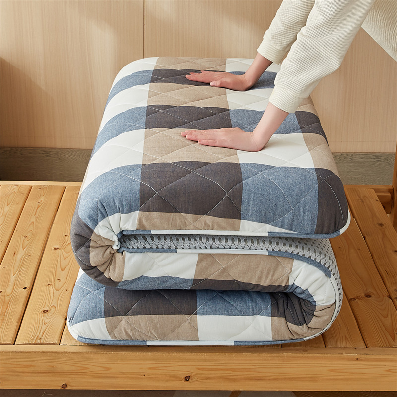 水洗棉单边宿舍床垫高清大图