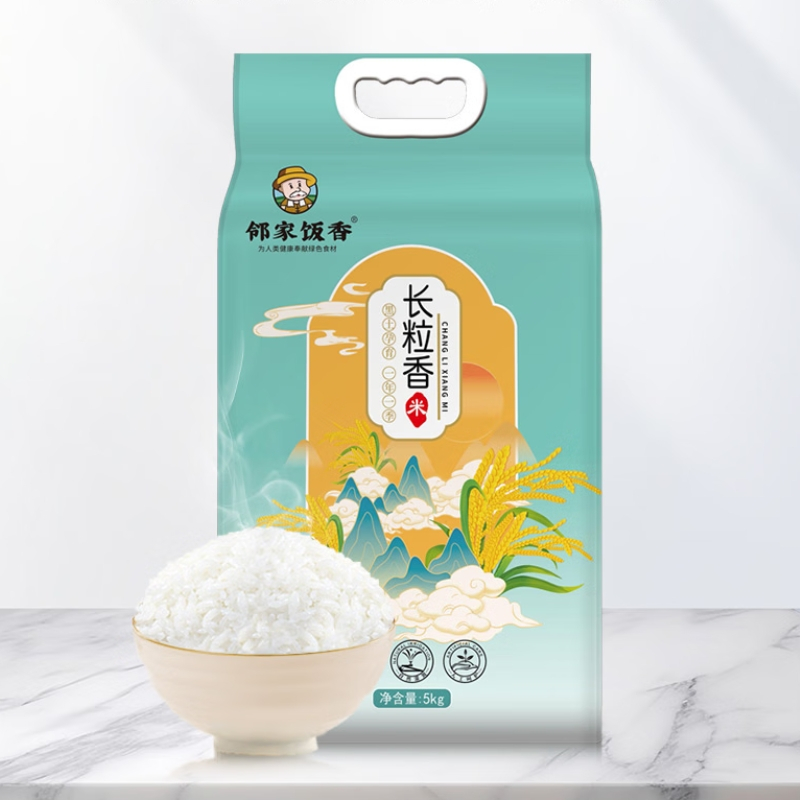 邻家饭香LJFX86-C东北大米长粒香5kg(单位:袋)高清大图