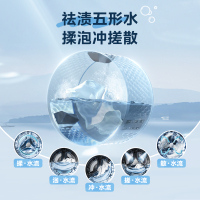 美的(Midea)滚筒洗衣机全自动家用12公斤大容量1.1高洗净比洗烘一体蒸汽除菌减震降噪MD120V36T家电国家补贴
