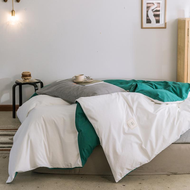 美帮汇全棉水洗棉被套单件单双人150200全棉加厚1.8m 200230被罩单套高清大图