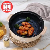 电磁炉小型带锅小锅纳丽雅(Naliya)多功能家用学生宿舍蒸煮电炒一体锅小功率一体 20CM不粘锅+蒸笼(收藏送礼)
