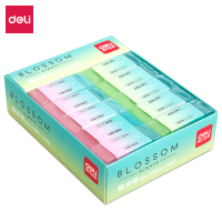 得力deli71081橡皮30块装果冻半透明橡皮擦美术绘图考试素描可爱儿童学生文具[苏宁自营]