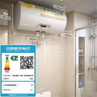 A.O.史密斯(A.O.Smith) 50升3000W速热式电热水器 F050 金圭内胆 多功率速热 热水量显示 美国灰