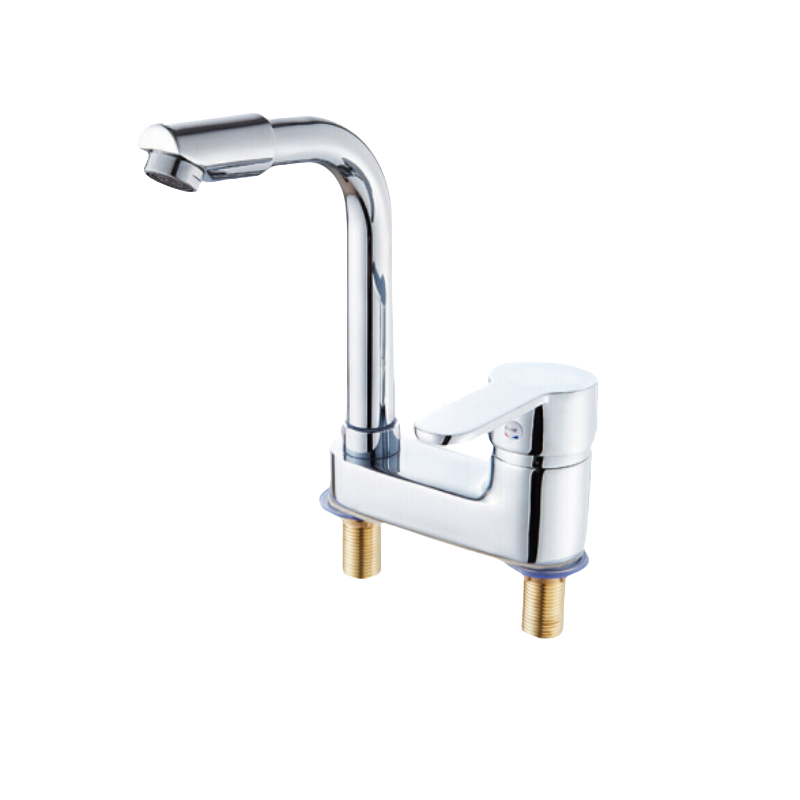 南方卫通 全铜韩国板凳水龙头 立式 双4分接口 NF-017 个