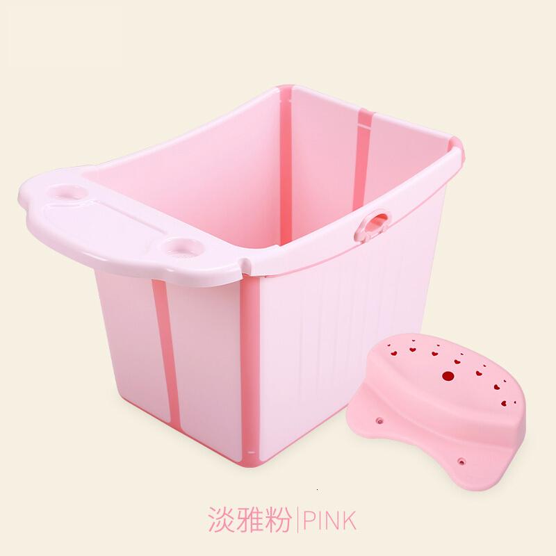 可折叠儿童洗澡浴盆浴桶小孩沐浴桶可坐宝宝洗澡桶泡澡桶波迷娜BOMINA高清大图