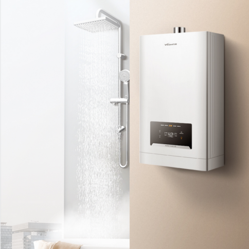 万和jsq3016l1pro智能恒温强排式燃气热水器荧光白12t