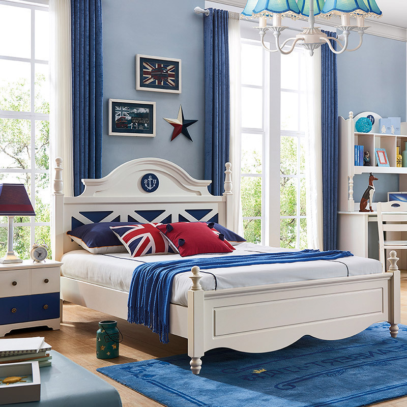 5米青少年王子床美式韩式儿童家具套房木质其他et705