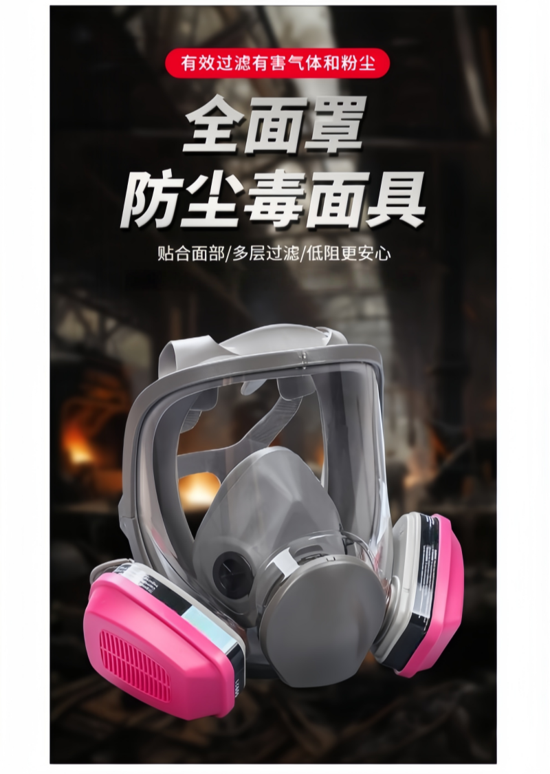 铁洋 呼吸防护面罩 TY-HX017 套高清大图