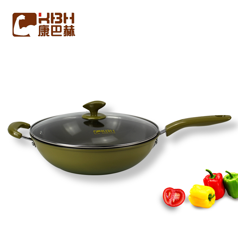 康巴赫陶晶盒装炒锅 32CM铁锅CTT32A1盒装炒锅