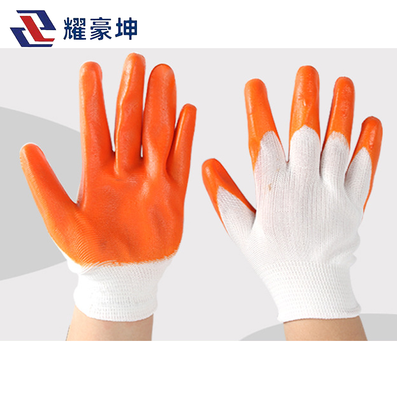 耀豪坤浸胶小半挂手套pvc3/双高清大图