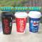 一次性百事可乐纸杯带盖冷饮杯kfc可乐杯100只300/400|700毫升百世可乐 杯子+白色开关盖+可乐吸管100套