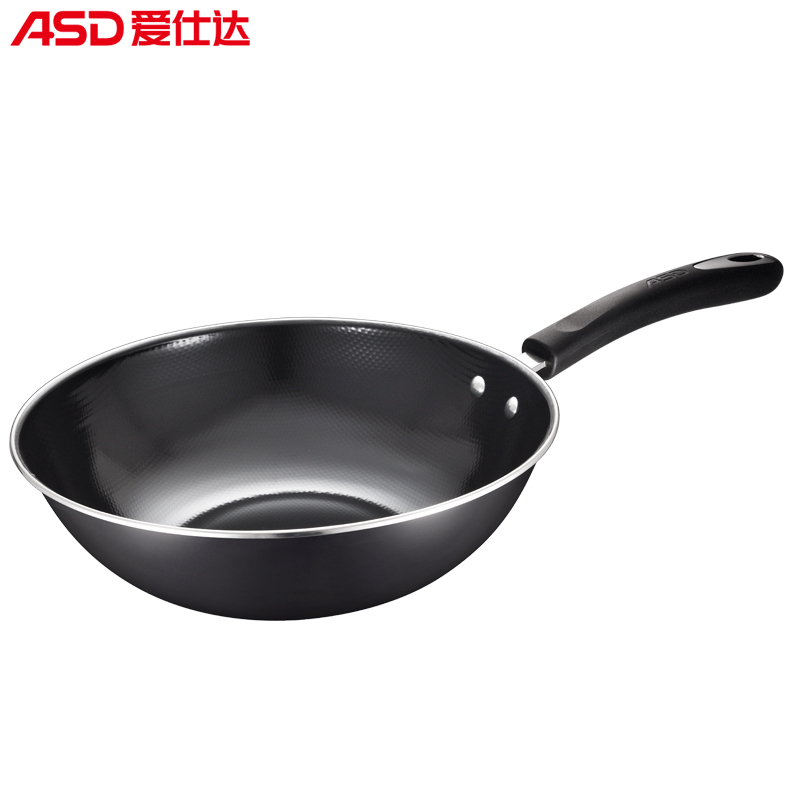 爱仕达(ASD) 锅具铁锅 CF30T2WG 搪瓷炒锅