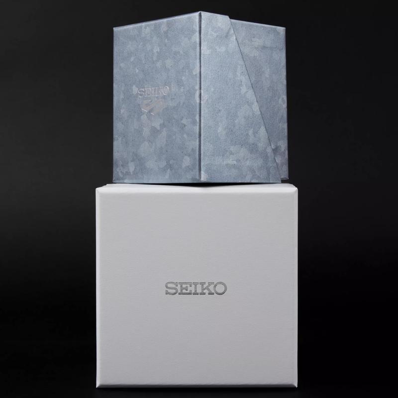SEIKO 银色男款石英计时防水商务休闲日韩潮流手表
