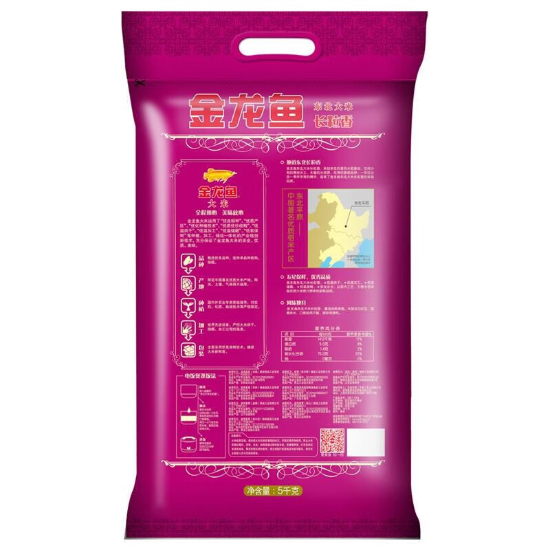 金龙鱼 长粒香大米 东北大米5kg/10斤高清大图