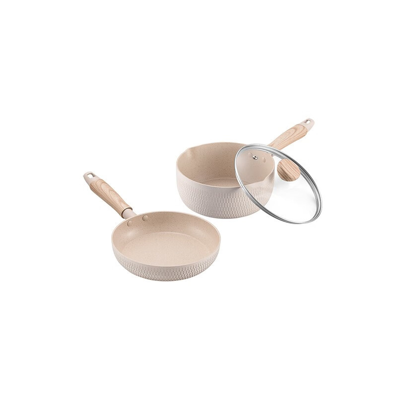 博堡(BOBER) 海宸抗菌不粘雪平锅两件套BDY-TZ691A