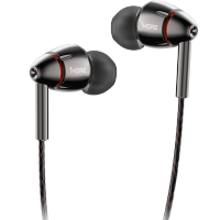 万魔(1MORE)E1010 四单元圈铁耳机 入耳式HiFi发烧音乐耳塞 线控带麦 黑色