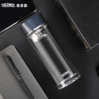 THERMOS膳魔师透明玻璃杯500ML茶水分离杯便携过滤泡茶水杯TCGB-500S