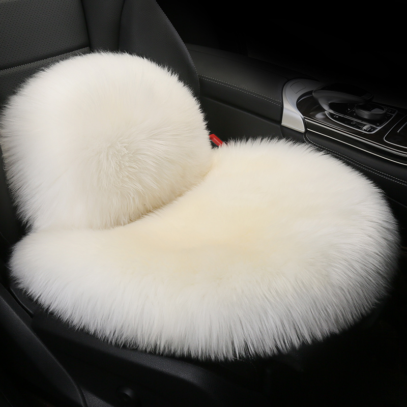 冬季羊毛汽车坐垫奔驰gla260gla220gla200a180a200保暖车垫e260皮毛