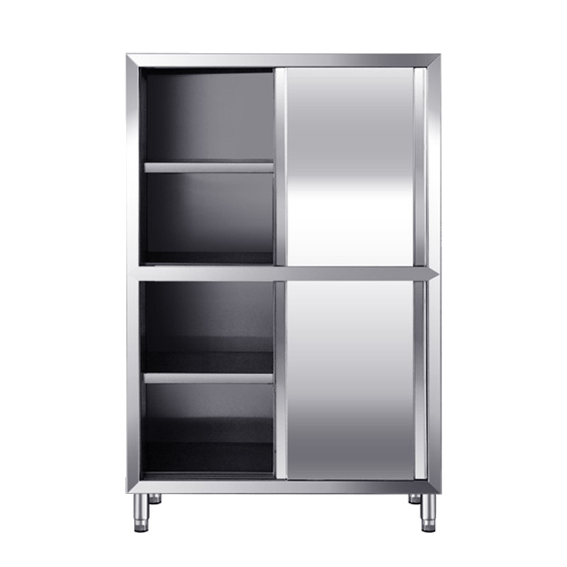 广亿隆定制厨房不锈钢保洁柜四门碗柜高清大图