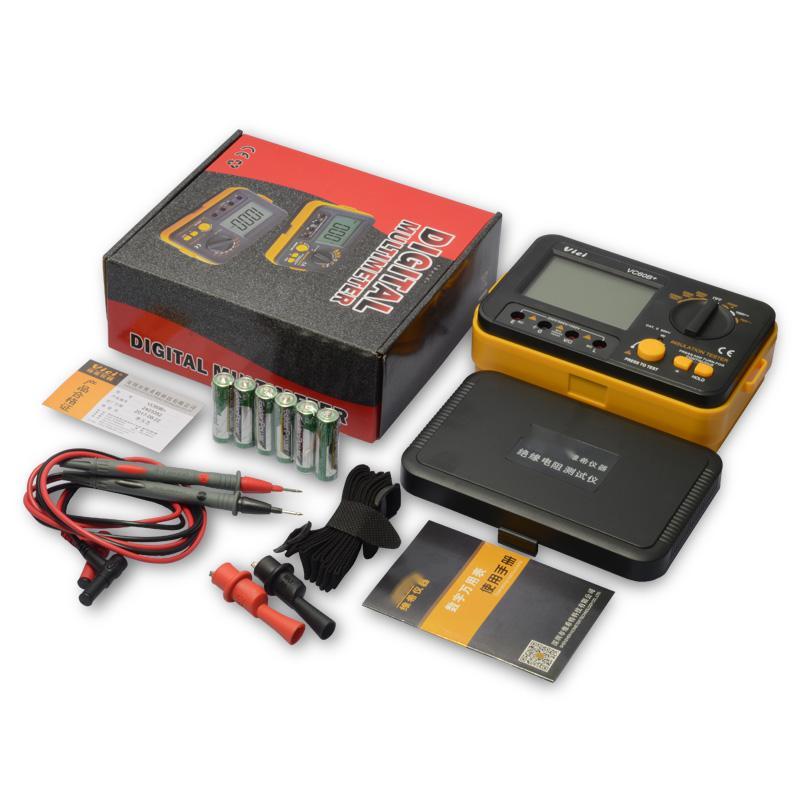 胜利仪器(VICTOR) VC480C+(0-300mΩ)低电阻数字毫欧表-黑色拼黄色(单位:台)