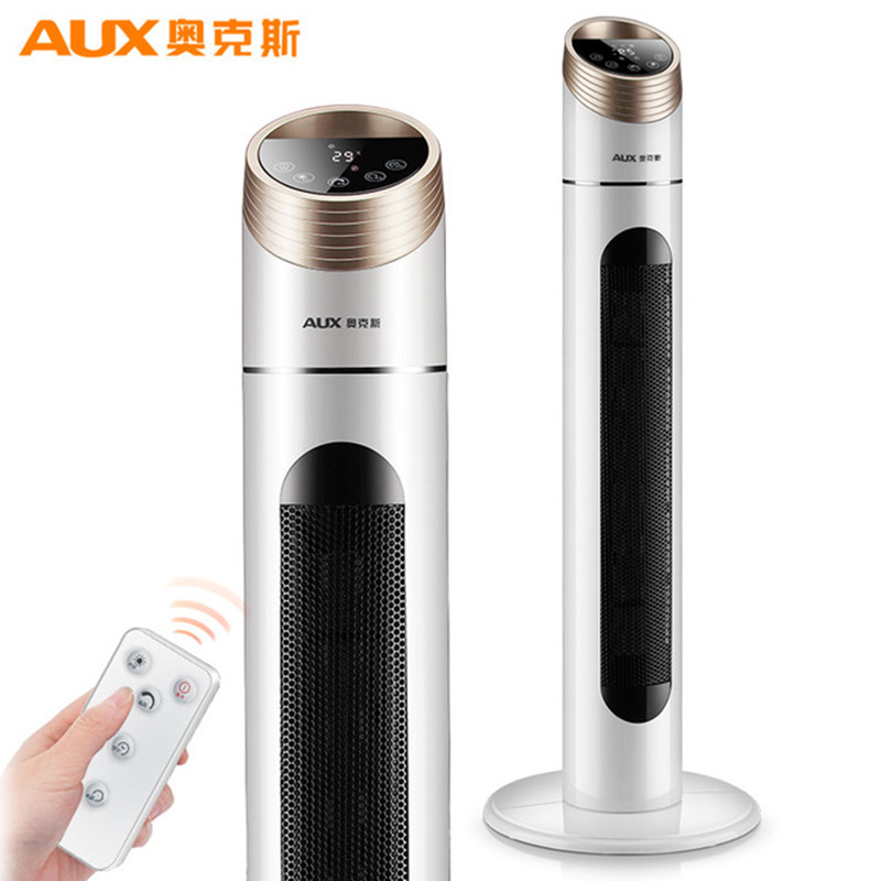 AUX奥克斯取暖器家用节能电暖气省电浴室热风速热卧室立式电热暖风机 90厘米遥控款高清大图