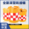 大唐御防撞桶圆柱形滚塑防撞桶道路交通塑料隔离墩注水分流桶警示反光桶-滚塑40*70cm-推荐