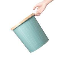 齐心(COMIX) L236 φ25.5cm 压圈塑料垃圾桶 (计价单位:个) 蓝