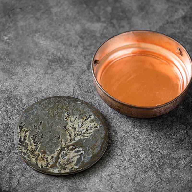 美帮汇手工紫铜壶承储水干泡台茶盘日式蓄水茶台茶壶托盘建水高清大图