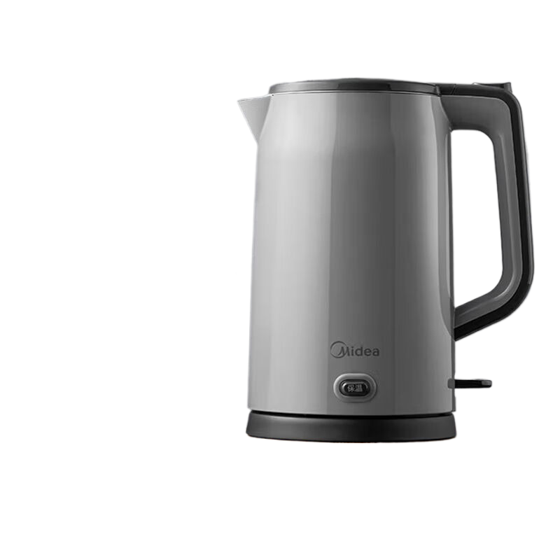 美的(Midea)电水壶MK-HP1706双层壶身1.7升防烫316母婴级不锈钢无缝内胆