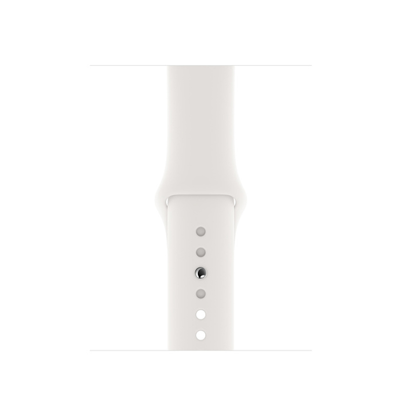 Apple Watch Series5 苹果智能手表 40mm GPS+蜂窝版 银色铝金属表壳白色运动型表带