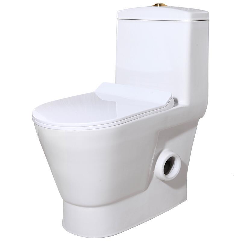左右排马桶横排直冲座便器直排后排水墙排坐便器侧排水[左排]普通釉面款PP盖板其他/other壹德壹