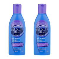 Selsun Blue洗发水200ml紫瓶 2瓶持久控油止痒深层清洁去屑