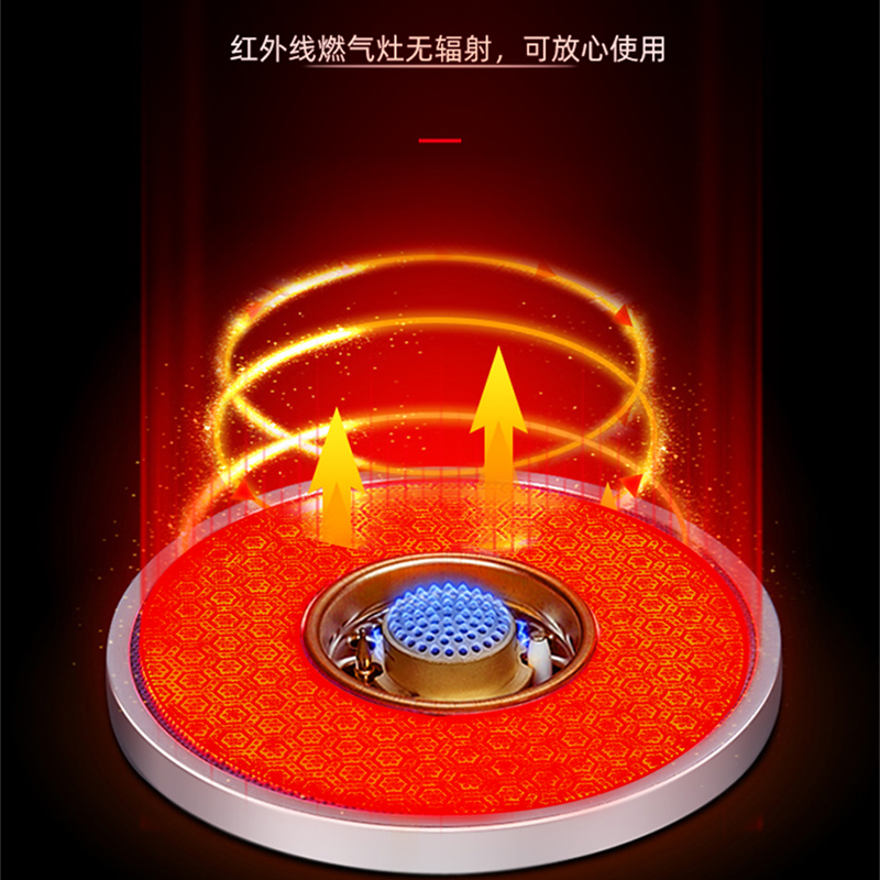 速热奇燃气灶煤气灶嵌入式双眼灶炉灶台嵌两用钢化玻璃大火力双灶灶头炉盘炉具台式煤气炉双红外线灶天然气