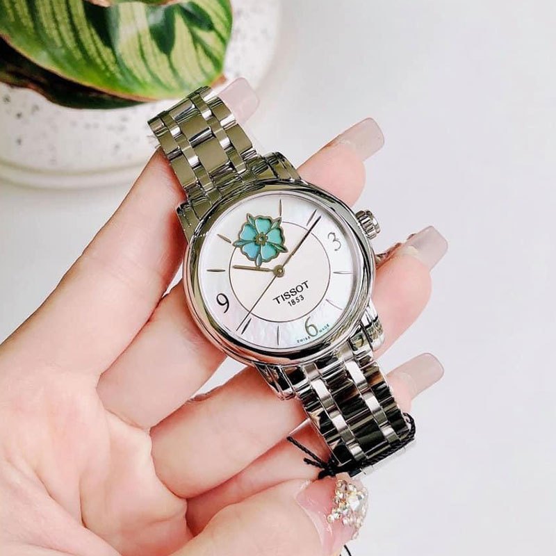 天梭tissot瑞士手表刘亦菲同款腕表心媛系列轻奢时尚皮带机械表女表t