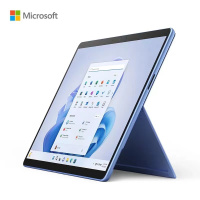 微软Surface Pro 9 二合一平板电脑 英特尔Evo 超能轻薄本 12代酷睿i7 16G 512G 宝石蓝 时尚商务轻薄笔记本平板电脑 超窄边框触屏