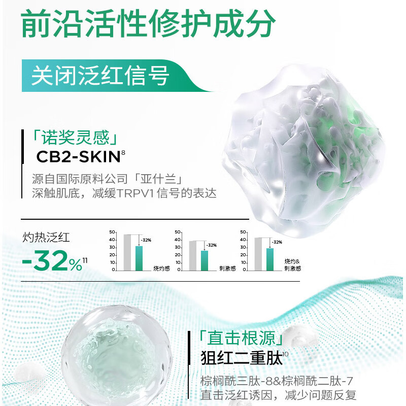 润百颜玻尿酸屏障调理安肌面膜100g 白纱布敏肌修护睡眠面膜