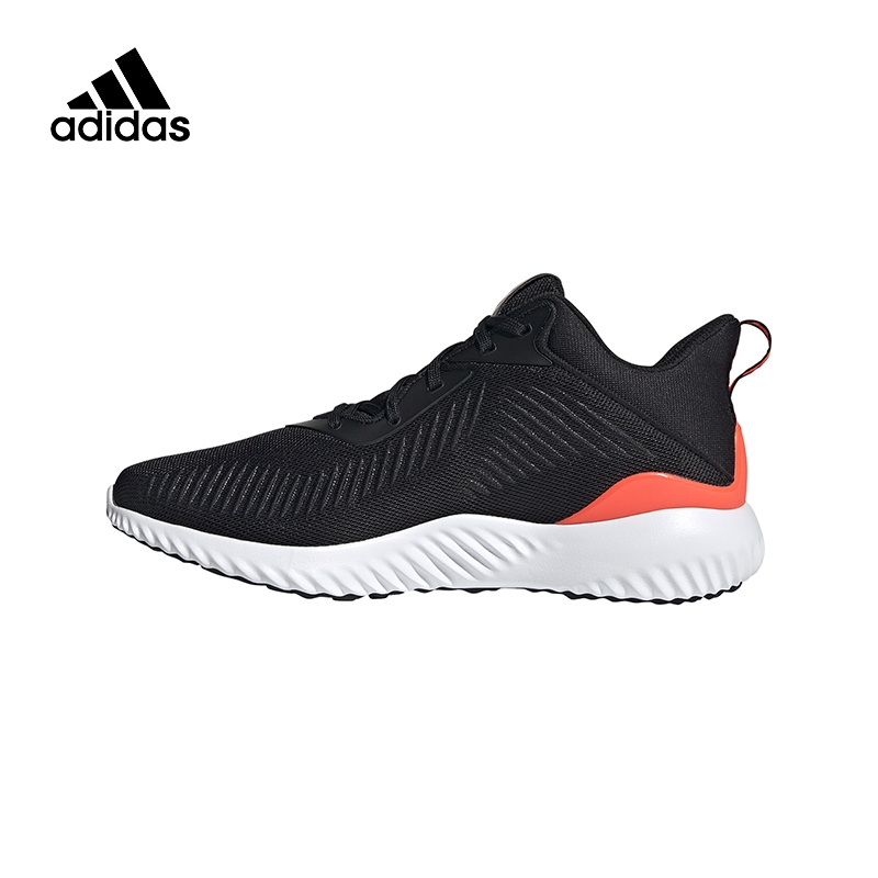 adidas Alphabounce EK 黑橙色 耐磨防滑 跑步鞋 GY5402