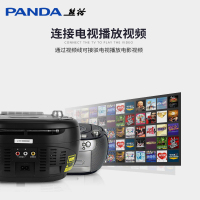 熊猫CD800 cd机DVD播放机MP3播放器盘机卡带英语教学用磁带录音机单放录放USB转录收音收录机多功能一体机红色