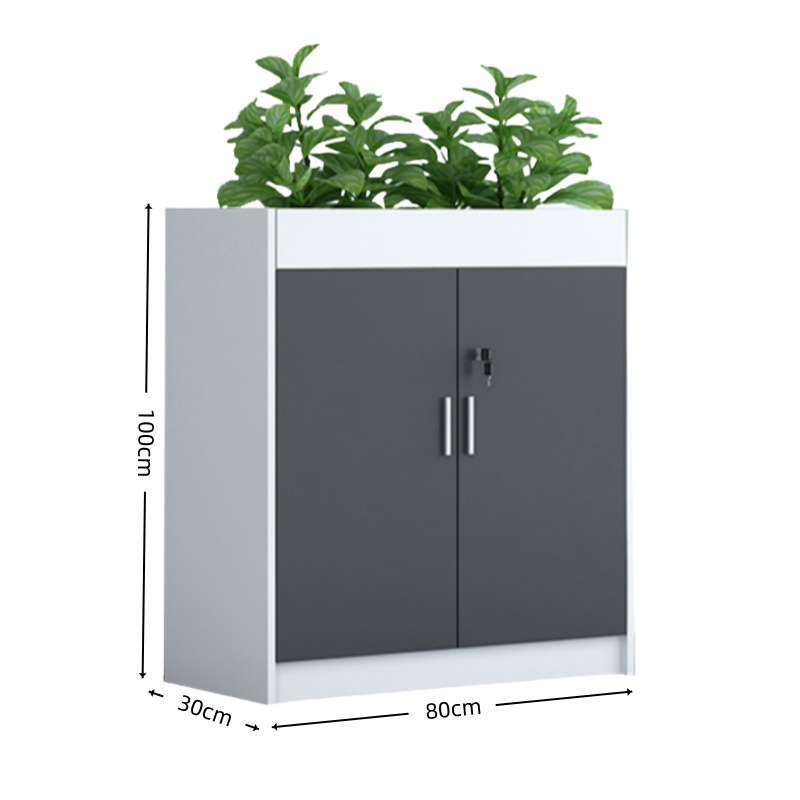 智叶舟矮柜两门800*300*1000mm台高清大图