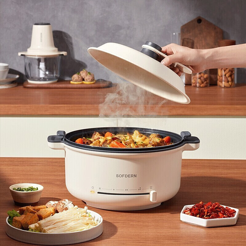 美的(Midea) 多功能电煮炖煎炸炖锅家用多用4.5L MC-HGC2801高清大图