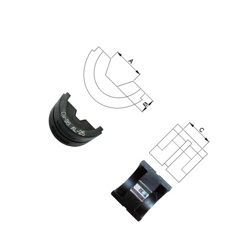 宝合(BOOHER) 240mm² 6吨压接模具 1291220 （单位：个）