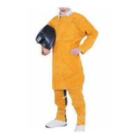 威特仕 Weldas 44-1847XXXL 牛二层颈皮带袖围裙(长袖)3XL