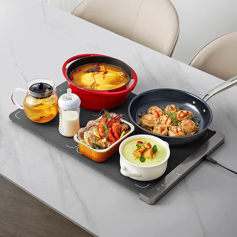 膳魔师 折叠式双区定时控温餐桌加热桌垫饭菜保温神器 EHA-5901A