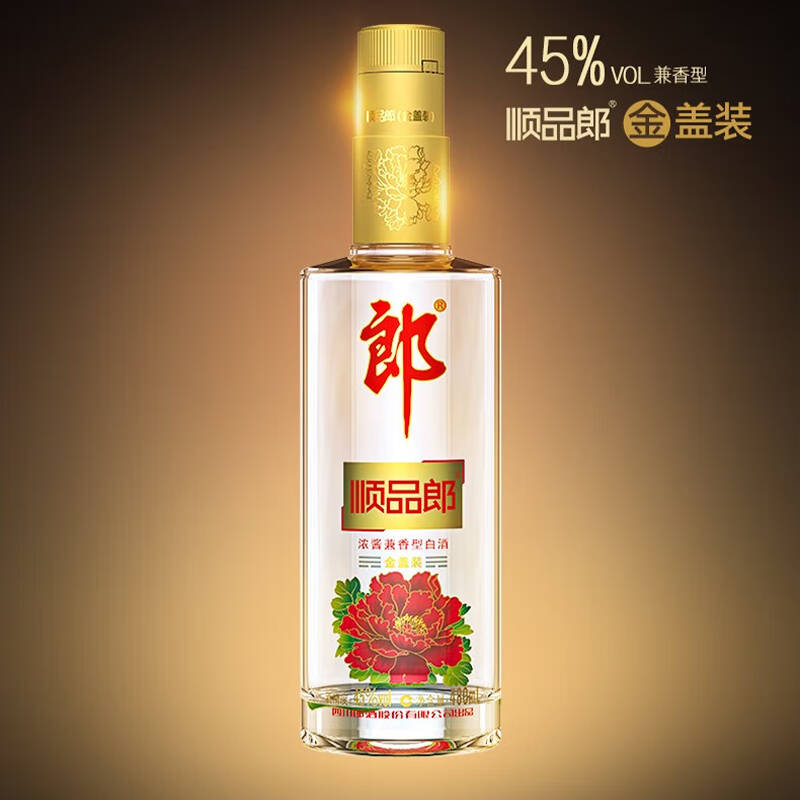郎酒顺品郎 金盖顺45度480ml*6 新老版本年份随机 光瓶口粮高清大图