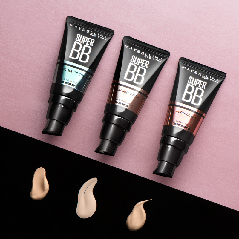 美宝莲(Maybelline)巨遮瑕新颜霜自然色 30ml/隔离防晒遮瑕三合一妆前打底控油保湿bb霜cc霜