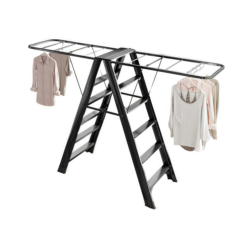 义尊 梯子晾衣架 6步 个高清大图