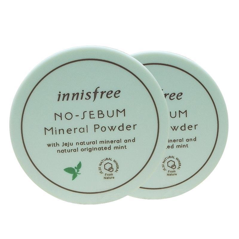innisfree 悦诗风吟 控油矿物质散粉 5g(彩妆 粉底 轻薄 定妆粉 蜜粉 粉饼 定妆控油)