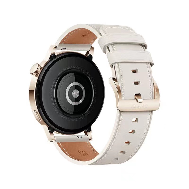 华为/HUAWEI WATCH GT3 42mm 智能手表 雅致款 白色真皮表带 一块高清大图