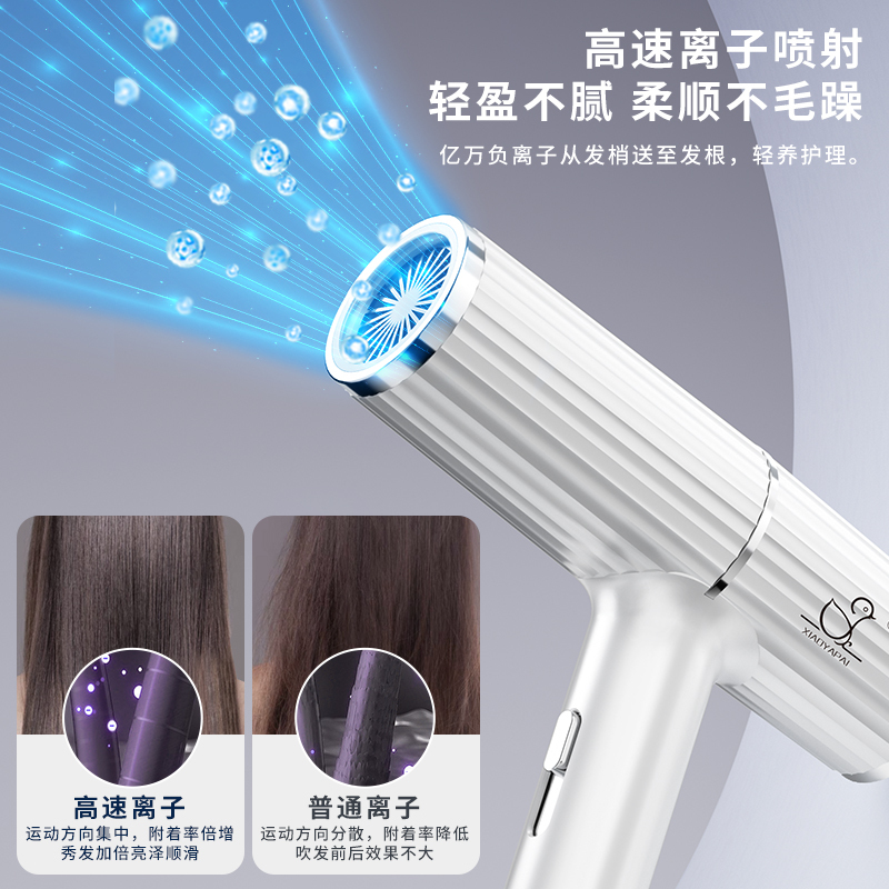 小鸭牌电吹风学生宿舍蓝光离子护发吹风机小功率速干护肤速高清大图