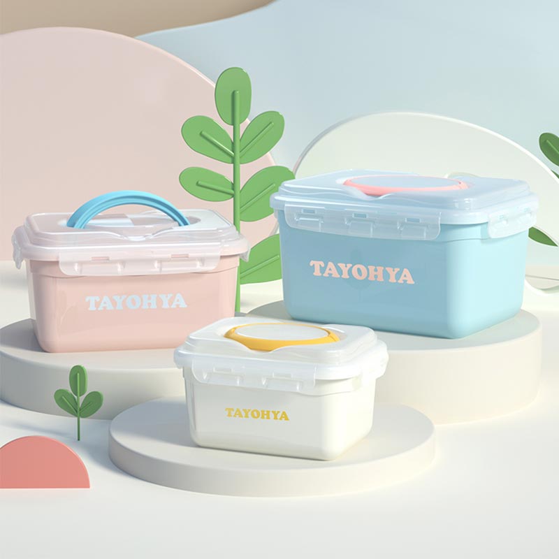 多样屋TA11-0025BP 缤纷 便捷收纳箱三件套收纳